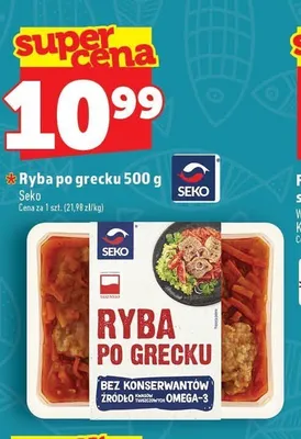 Ryba po grecku Seko promocja w TOPAZ