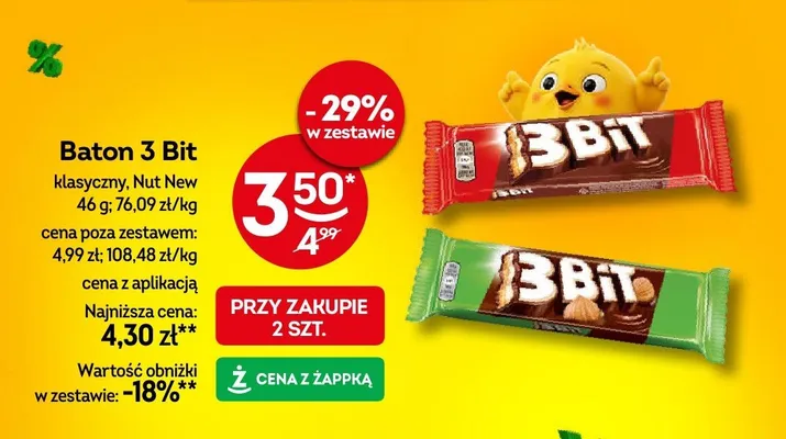Baton 3 Bit klasyczny promocja w Żabka