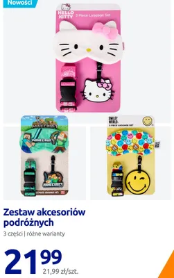 Zestaw akcesoriów podróżnych Hello Kitty 3-pak promocja w Action