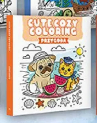 Książka do kolorowania Cute Cozy Coloring Przygoda promocja w Biedronka