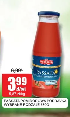 Passata pomidorowa Podravka promocja w Bingo