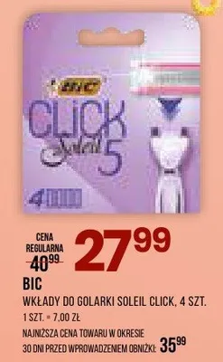 Maszynki do golenia soleil click promocja w Drogerie Natura