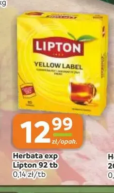 Herbata exp Lipton Yellow Label promocja w Gama
