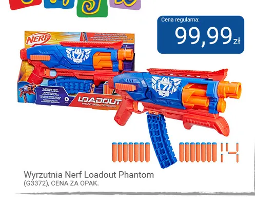 Wyrzutnia Nerf Loadout Phantom promocja w Smyk