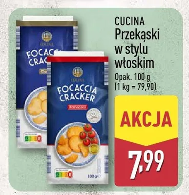 Przekąski w stylu włoskim promocja w Aldi