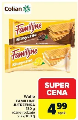 Wafle Familijne Jutrzenka klasyczne promocja w Carrefour