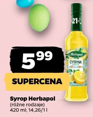 Syrop Herbapol 420 ml, różne rodzaje promocja w Netto