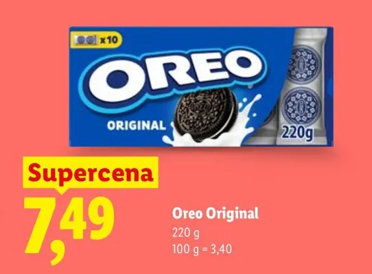 Ciastka Oreo Original promocja w Lidl