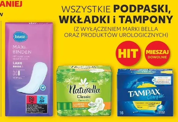 Podpaski Maxi Binden Long promocja w Kaufland