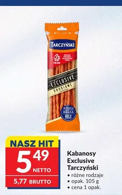 Kabanosy Exclusive Tarczyński promocja w Makro