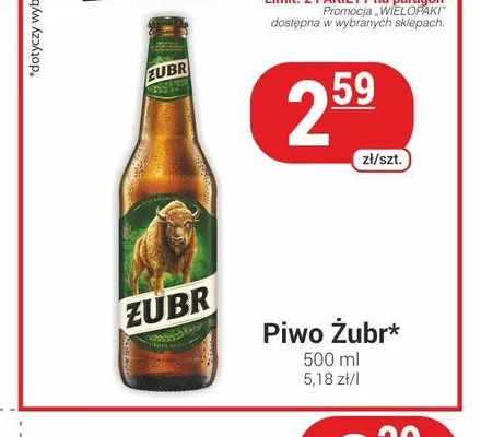 Piwo Żubr promocja w Delikatesy Sezam