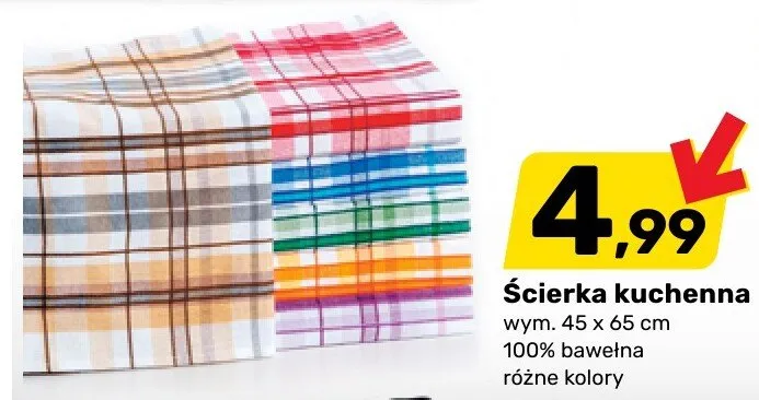 Ścierka kuchenna promocja w Bricomarche