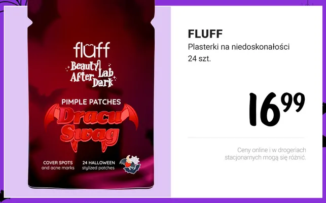 Plasterki na niedoskonałości Fluff promocja w Rossmann