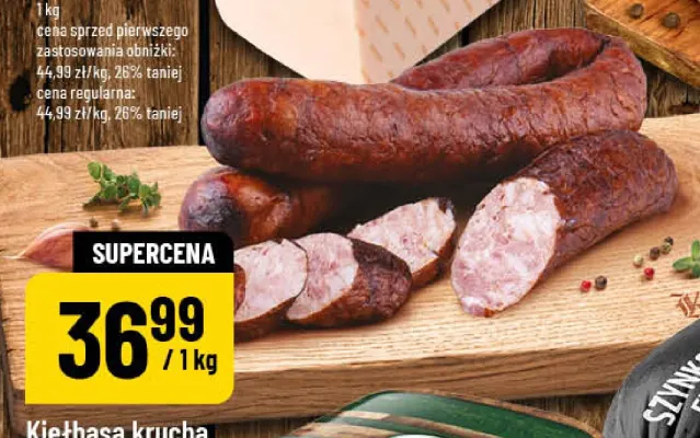 Kiełbasa krucha od szwagra promocja w POLOmarket