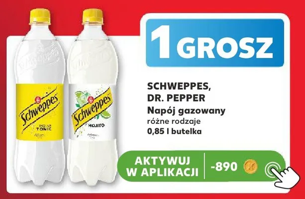 Napój gazowany Schweppes, Dr. Pepper promocja w Kaufland