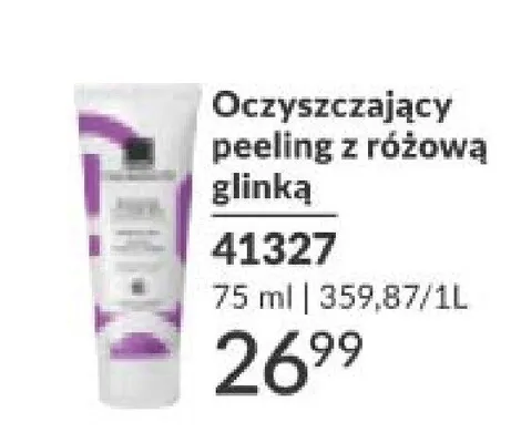 Oczyszczający peeling z różową glinką promocja w AVON