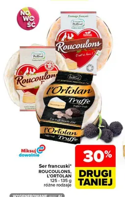 Ser francuski Roucoulons promocja w Carrefour
