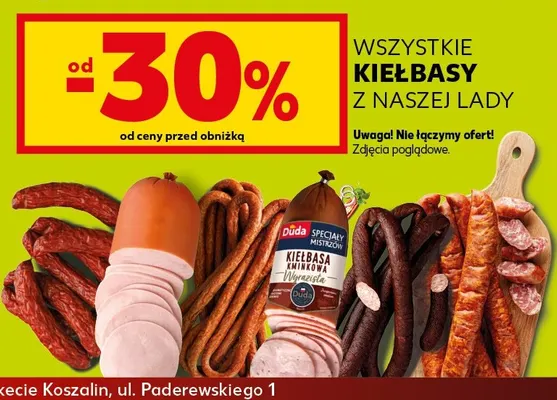 Kiełbasy z naszej lady promocja w Kaufland