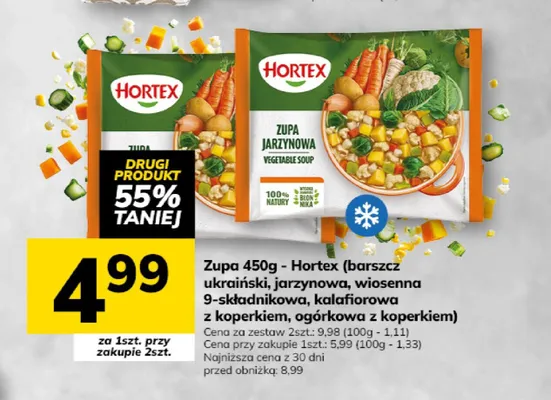 Zupa jarzynowa Hortex promocja w Hitpol