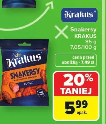 Snakersy KRAKUS promocja w Carrefour