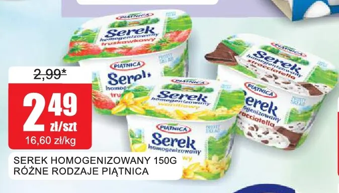Serek homogenizowany Piątnica promocja w Bingo