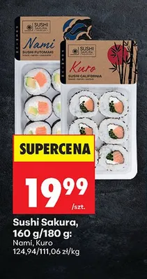 Sushi Sakura Nami promocja w Biedronka