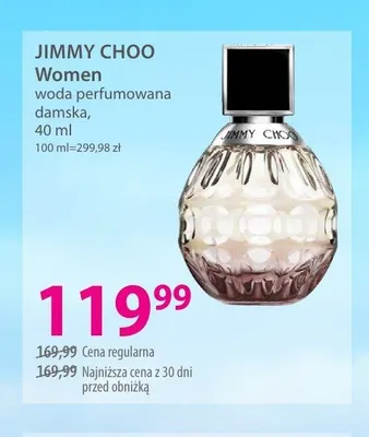 Woda perfumowana damska JIMMY CHOO Women promocja w Hebe