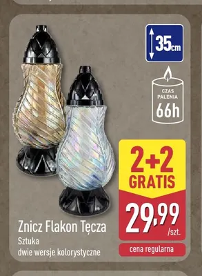 Znicz Flakon Tęcza promocja w Aldi