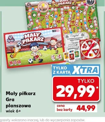 Gra planszowa Mały piłkarz Kaufland promocja w Kaufland