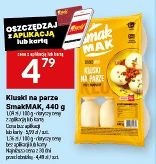 Kluski na parze SmakMAK promocja w Twój Market