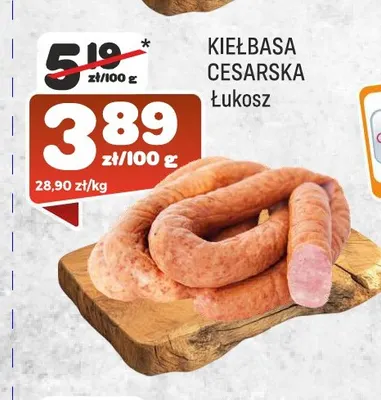 Kiełbasa cesarska Łukosz promocja w Społem Praga