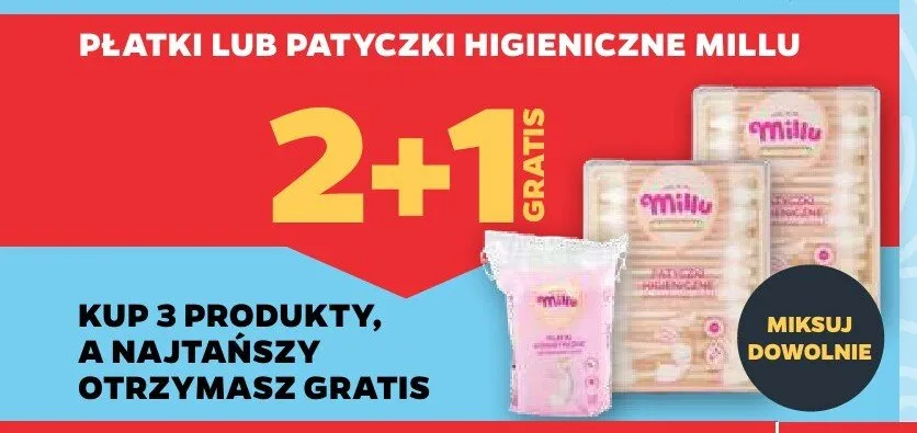 Płatki kosmetyczne Millu promocja w Netto