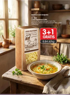 Makaron Leon krajanka Ek-Mak promocja w Market Point