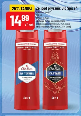 Żel pod prysznic Old Spice Whitewater promocja w POLOmarket
