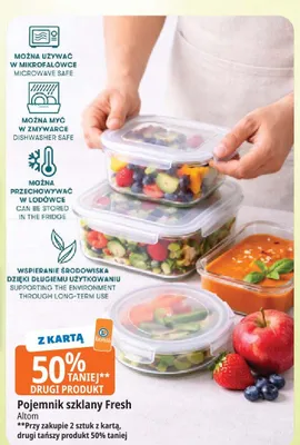 Pojemnik szklany Fresh Altom promocja w Leclerc