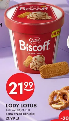 Lody Lotus Biscoff promocja w Żabka