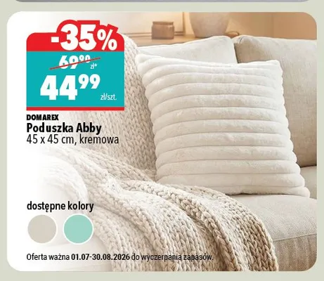 Poduszka Domarex Abby 45x45 cm promocja w Biedronka Home