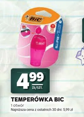 Temperówka BIC promocja w Stokrotka