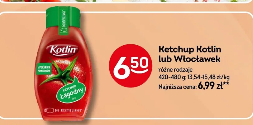 Ketchup różne rodzaje promocja w Żabka