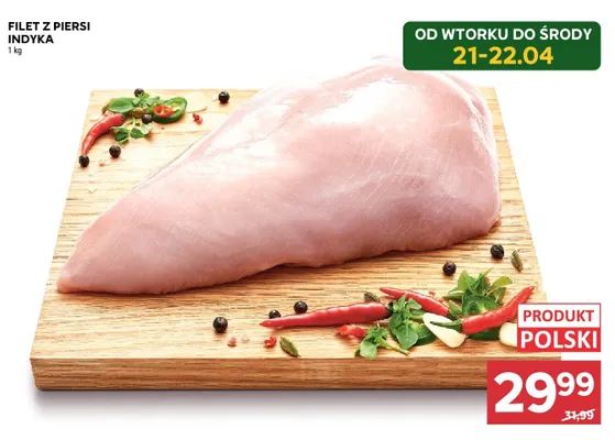 Filet z piersi indyka promocja w Stokrotka