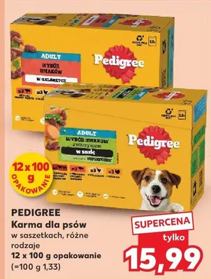 Karma dla psów w saszetkach, różne rodzaje promocja w Kaufland