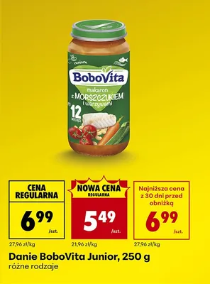 Danie Junior 250 g, różne rodzaje promocja w Biedronka