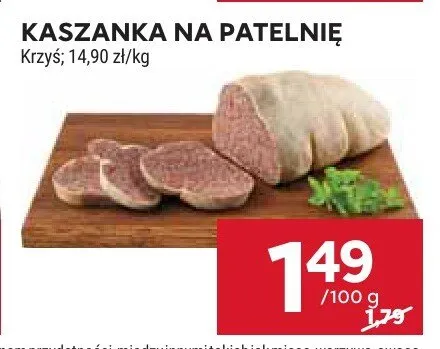 Kaszanka na patelnię promocja w Stokrotka