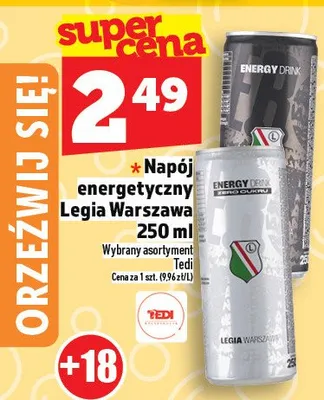 Napój energetyczny 250ml promocja w TOPAZ