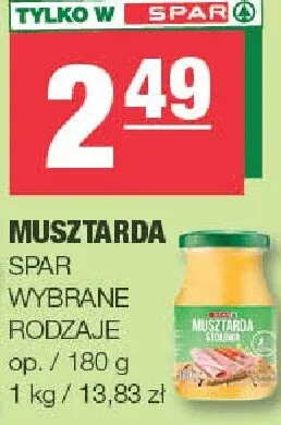 Musztarda promocja w SPAR