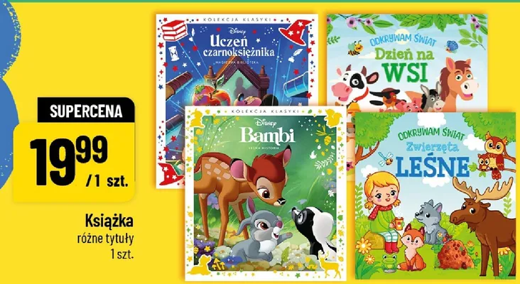 Książka Odkrywam świat Zwierzęta LEŚNE promocja w POLOmarket
