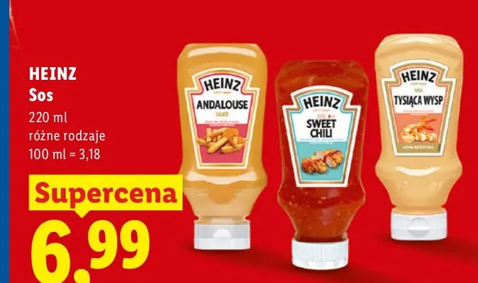 Sos Tysiąca Wysp Heinz promocja w Lidl
