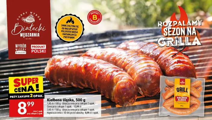 Kiełbasa śląska Białecki promocja w Twój Market