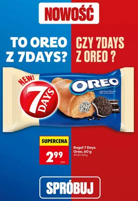 Rogal 7 Days Oreo promocja w Biedronka