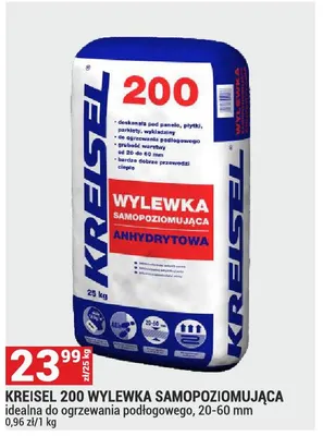Wylewka KREISEL 200 WYLEWKA SAMOPOZIOMUJĄCA idealna do ogrzewania podłogowego, 20-60 mm promocja w Merkury Market